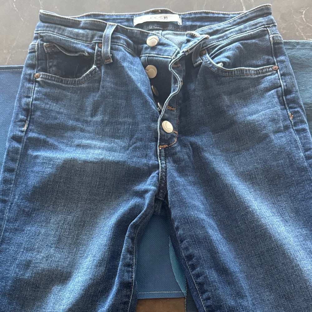 Joe's Jeans High Rise Dark Blue Denim